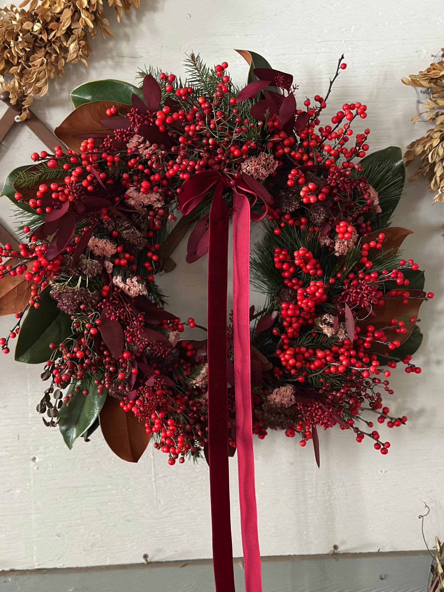 Red Winter Wreath