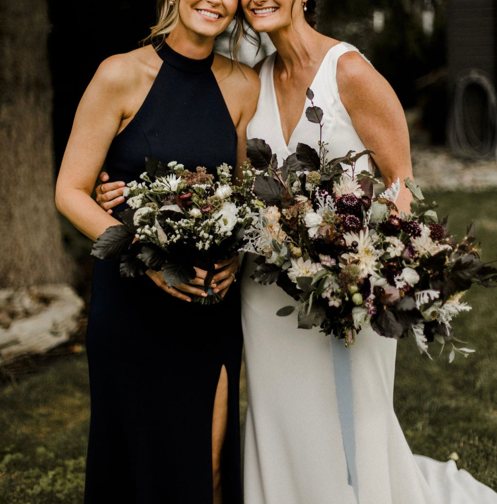 Elopement Bridal Bouquet & Boutonniere